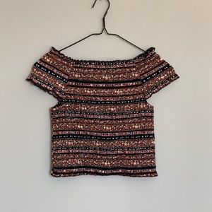 Off the shoulder top